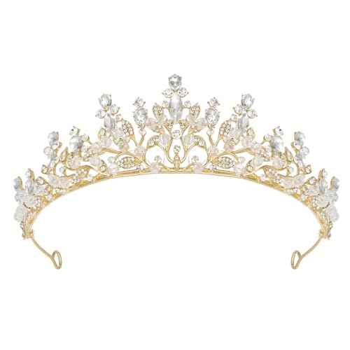 SWEETV Princess Tiaras and Crowns for Women,Girls,and Brides, Perfect for Wedding,Birthday Party,Pageants,Quinceaneras,Proms,Photoshoots and Special Costume Hair Styling Accessories