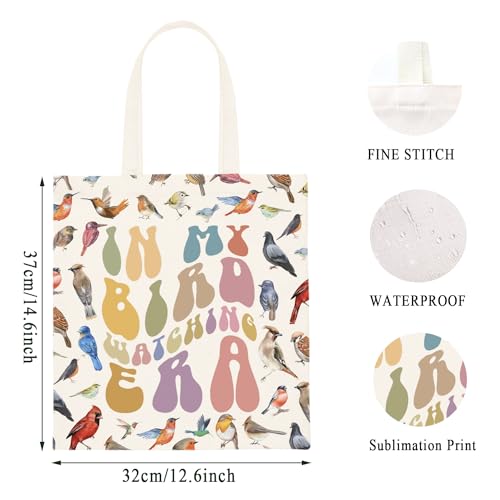 WCGXKO Bird Lovers Gift Bag - Birdwatchers' Crazy Bird Lady Era Tote
