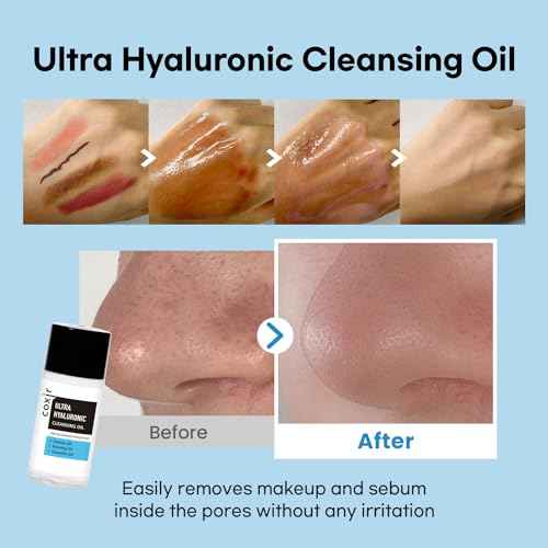 [Trial KIT] coxir Ultra HYALURONIC/Cleansing Oil+Toner+ampoule+Cream Holiday Miniature/Christmas mini Gift [2.68 fl.oz (Pack of 1)] / Korean Skin Care