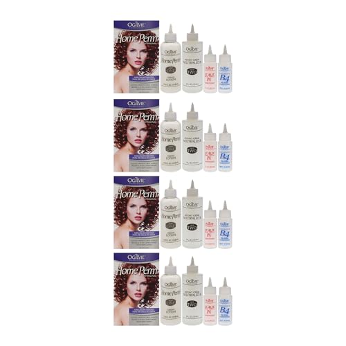 Ogilvie Salon Styles Home Perm The Original - For Color Treated, Thin, or Delicate Hair - 4 pc