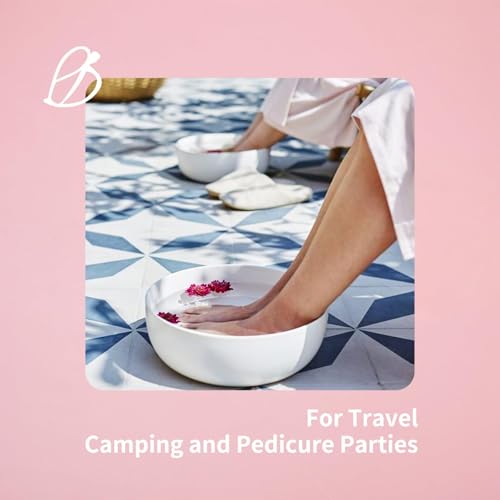 Pedicure Soap Flowers Foot Soak Petals Sheet for Softens Dead Skin Moisturizing Relaxing Spa Feet Birthday Pedi Nail Party (100g)