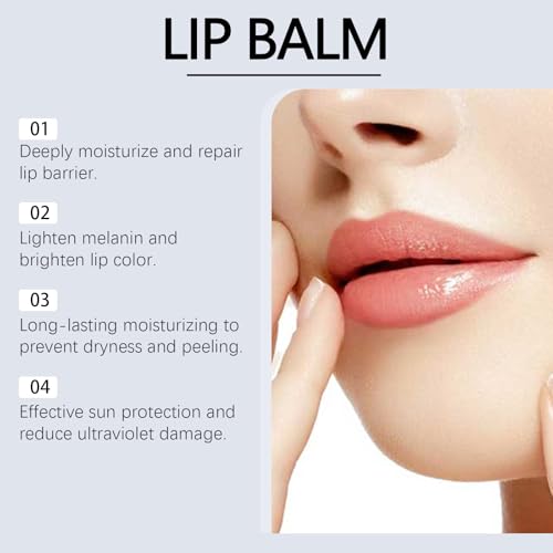 Moisturizing Lip Balm ? Hydrating Lip Care with Beeswax & Niacinamide, Smooth and Nourishing Daily Lip Treatment, 3.5g