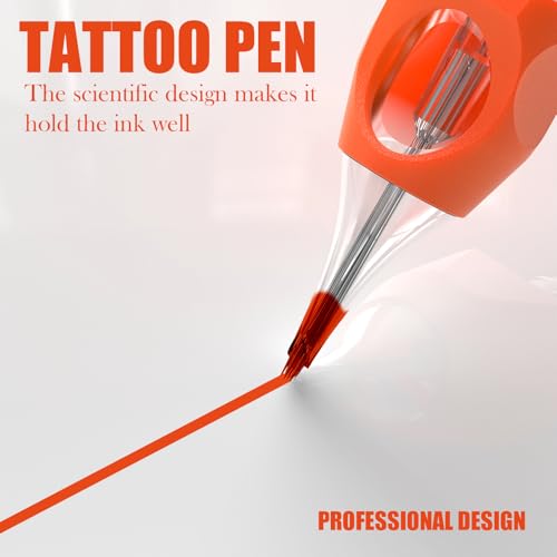 Wormhole Tattoo Cartridge Needles, 20PCS #1205RL Tattoo Needles Round Liner Disposable Tattoo Liner Needles for Rotary Tattoo Gun Tattoo Pen (1205RL)