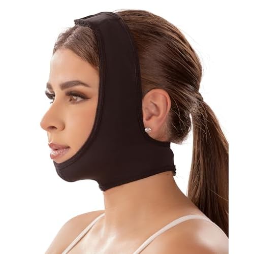 SHAPE CONCEPT Mentonera 318 Powernet Chin Strap for Sleeping Double Chin Reducer High Compression Face Lift Support