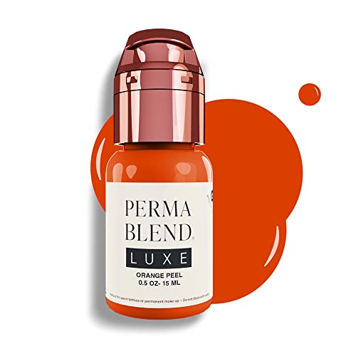 Perma Blend Luxe - Orange Peel - Vegan Lip Tattoo Ink - Orange Microblading Pigment - Warm Hue for Lip Blush & Permanent Makeup - Cruelty-Free (0.5 oz)