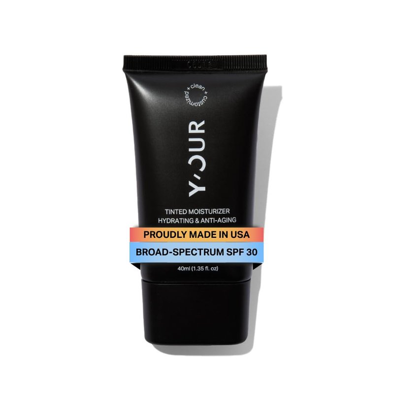 Y'OUR Tinted Moisturizer SPF 30 - Anti-Aging Hydrating BB Cream for All Skin Types | 1.35 oz (Deep)