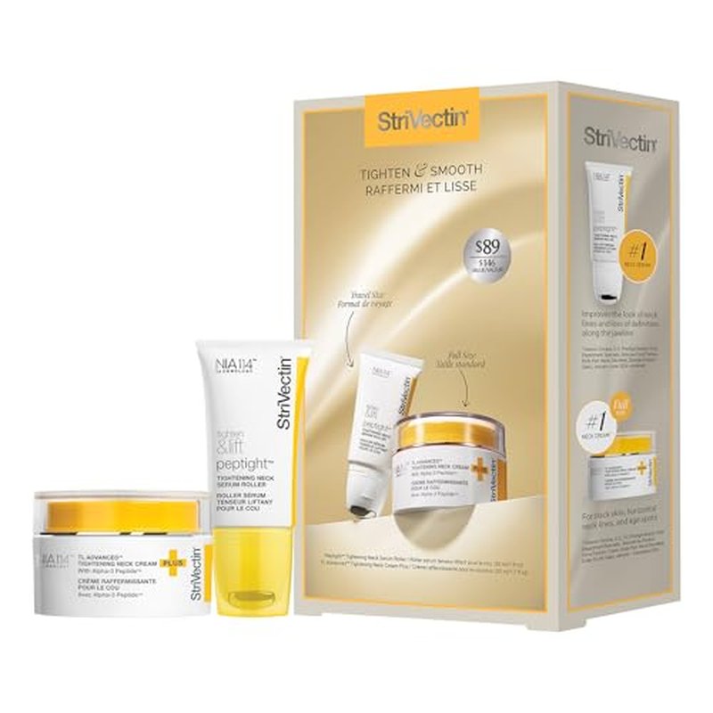 StriVectin Tighten and Lift Advanced Neck Cream PLUS with Alpha-3 Peptides for Neck and D?collet?, Smoothing Look of Wrinkles and Fine Lines, Improves Crepey Skin and Vertical Lines