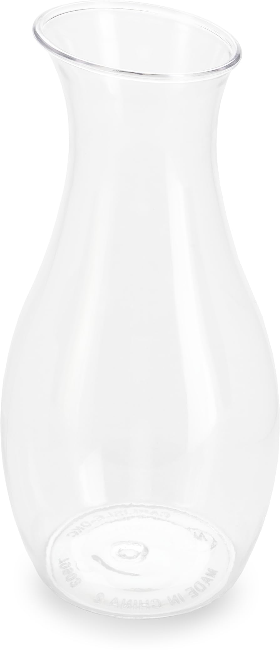 Carlisle FoodService Products 7090207 Cascata Carafe Juice Jar Beverage Decanter Only, Plastic, 1 L, Clear