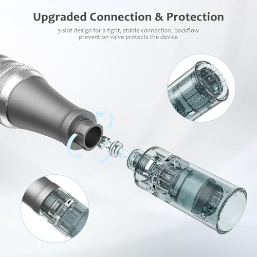 Microneedling Pen Cartridges for Dr pen M8,M7S, Easy-to-Use for Home Use (16 Pin,10PCS)