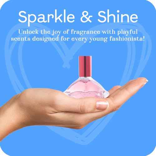 Angel Face Perfume Set for Teen Girls, Body Spray Perfume for Kids, Girls 10-12 & Teenage, Fashion Collection Girl Gift Set, 3 Kissing Lips-Shaped Perfumes