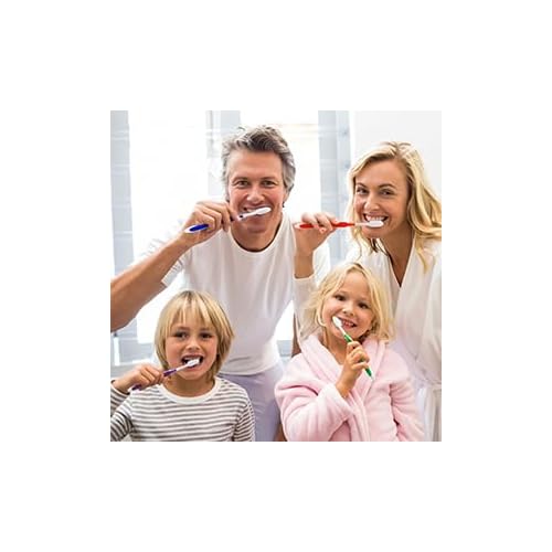 200 pcs Bulk Toothbrushes Individually Wrapped, Colorful Manual Disposable Travel Toothbrush for Adult, Kid, Soft Bristles for Travel, Hotels (5 Colors)