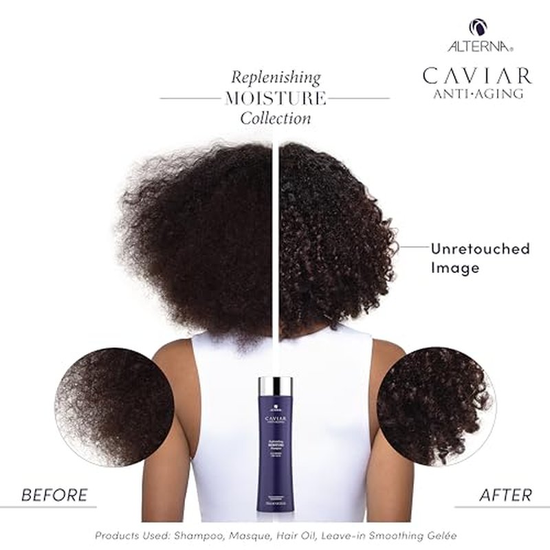 Alterna Caviar Anti-Aging Replenishing Moisture Shampoo/Conditioner, 8.5 fl. oz.
