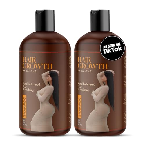 Hair Growth Shampoo by Jailyne Ojeda ? Biotin & Keratin-Infused Formula for Thicker, Fuller Hair ? Nourishing Solution for Hair Growth & Scalp Health ? Made in USA