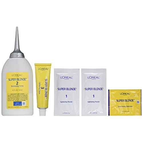 L'Oreal Paris Super Blonde Creme Lightening Kit, 200 Bleach Blonde