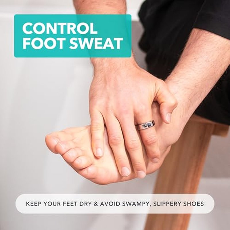 SweatBlock Foot Antiperspirant Lotion 1.69 fl oz for Excessive Sweating and Foot Odor Quick-Dry Hyperhidrosis Aid Eliminates Stinky Feet Non-Irritating Dermatologist Tested Formula for Men and Women