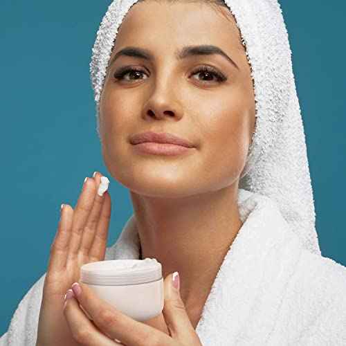 Houseables Lotion Jars, Lotion Container, Cosmetic Jars with Lids, Body Butter Containers, Travel Pots for Creams, Makeup, Moisturizer, Storage, Refillable, Empty, Small, Plastic, White, 4 OZ, 12 PK