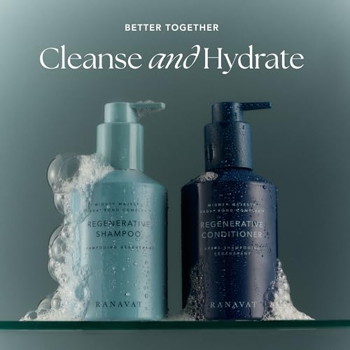 RANAVAT Regenerative Veda©ù Bond Complex Hair Shampoo - Clarifying Shampoo for Scalp Health, Hair Volume & Increased Density - Clinically Tested & Vegan Hair Care (8 oz)