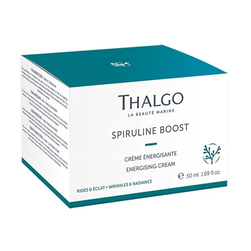 THALGO Spirulina Boost 2.0 Revitalising Cream 50ml Smooths Skin and Reduces Signs of Fatigue