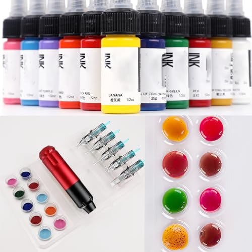 HOINCO 25PCS Disposable Tattoo Cartridge Tray,Plastic Tattoo Cartridge Cup Holder For Working Cup Cleaning Cup