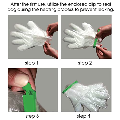 ForPro Professional Collection 10-Minute Paraffin Hand Treatment, Spa and Home Treatment Gloves, Fragrance Free, One-Pair