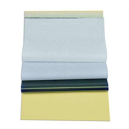 40pcs Tattoo Practice Skins with Tattoo Transfer Paper Kit Includes 30pcs A4 Size 4 Layers 8.5" x 11" Tattoo Paper and 10Pcs 8¡¿6in Double Sided Tattoo Skin Practice