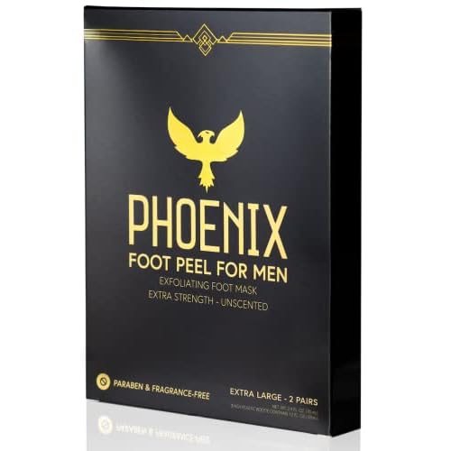 (Pack of 2) for Men - Extra Large - Extra Strength - Exfoliating Dry Feet Treatment - Callus Remover - Unscented - Paraben and Fragrance Free