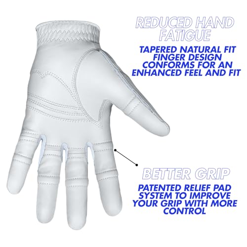 Bionic Women's StableGrip with NaturalFit 2.0 Cabretta Leather Golf Glove (Small, Right)