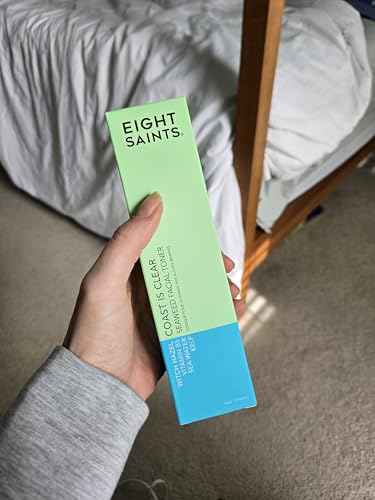 Eight Saints Coast is Clear Seaweed Anti Aging Face Toner, Natural and Organic Alcohol Free Witch Hazel Toner for Face, Minimizes Large Pores and Redness, 6 Ounces