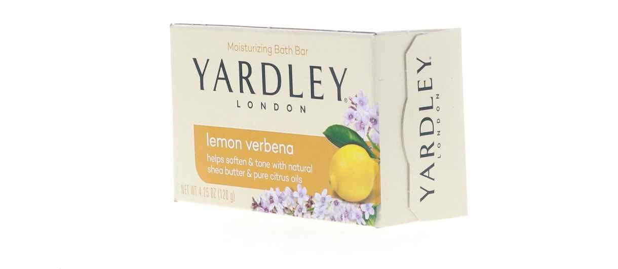 Yardley London Lemon Verbena with Shea Butter & Pure Citrus Oil Moisturizing Bar (Pack of 20)