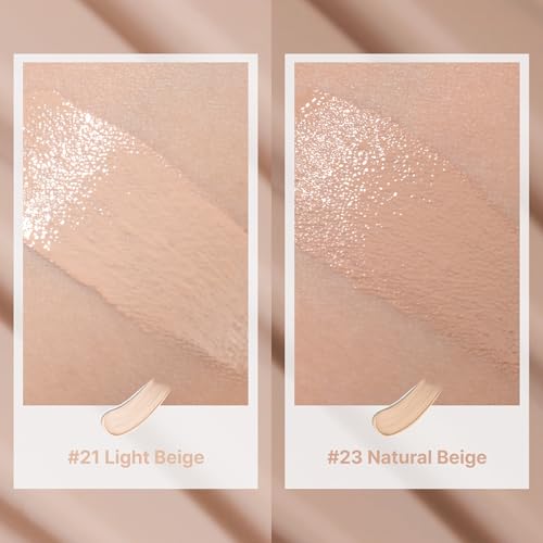 TROIAREUKE A+ Cushion Foundation (Shade 23) I Natural Coverage Foundation Makeup, Moisturizing Finish for Sensitive, Oily, Combination Skin, Skin Care Cushion I Korean Aesthetic Makeup