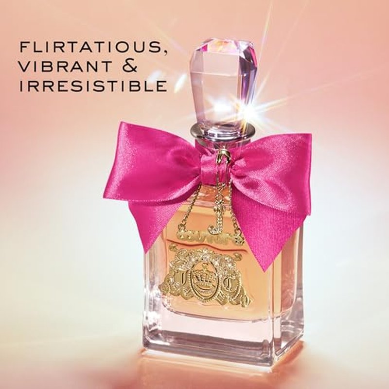 Juicy Couture Viva La Juicy Eau De Parfum Spray, Women's Perfume with Notes of Mandarin, Gardenia & Caramel, Floral & Sweet, Gift for Her