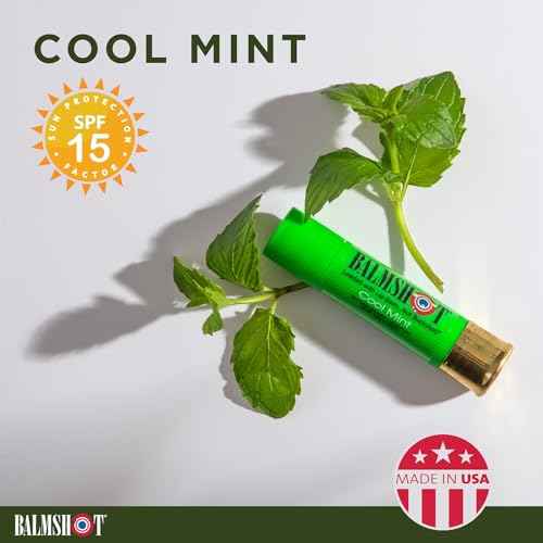 BALMSHOT Lip Balm 4 Pack (Cool Mint)