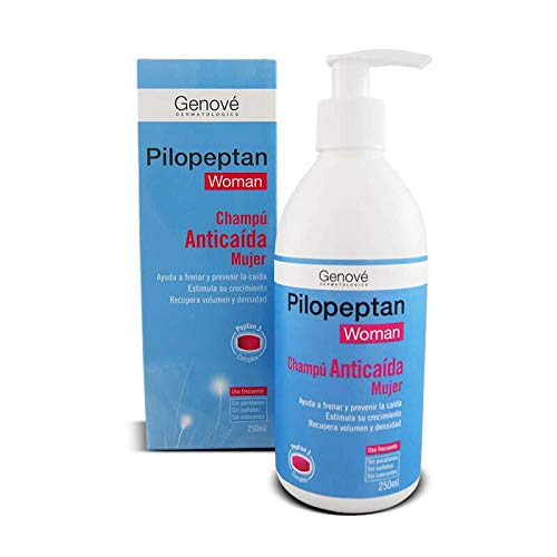 GENOV? Pilopeptan for Women 250ml - Hair Care - Daily Use - Hair Regrowth Treatment - Anti-Hair Loss Shampoo - Rich In Nutrients - Active And Natural Ingredients