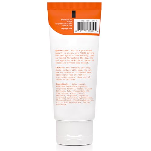 Carpe Sweat Absorbing Hand Lotion, A dermatologist-recommended, smooth lotion that helps stop hand sweat, Great for hyperhidrosis (Warm Vanilla)