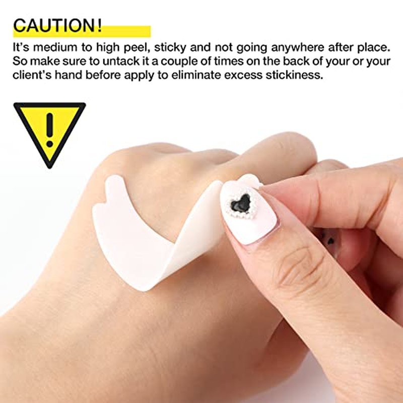 LASHVIEW 50 Pairs Eye Pads,Under Eye Pads for Eyelash Extension,Microfoam Eye Pads,Natural NO Hydrogel,Lash Extension Lint Free,Fit Most Eye Shape, Stick Well,Hypoallergenic,Waterproof