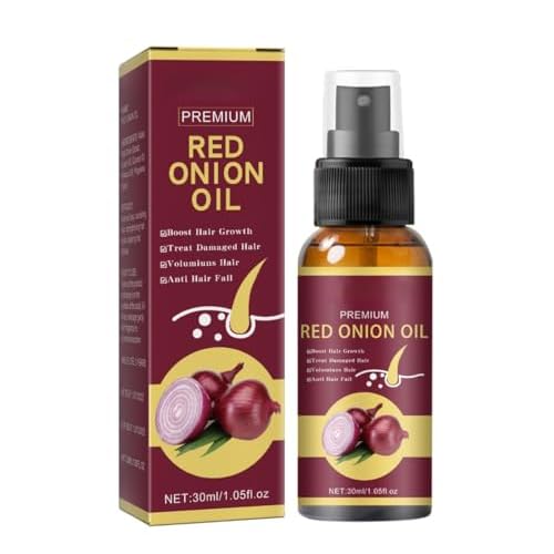 Premium Red Onion Oil for Hair Growth, Anti Hair Fall Treatment, 30ml/1.05fl.oz