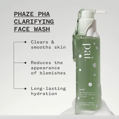 PAI SKINCARE London | PHAZE PHA Clarifying Face Wash, Blemish & Blackhead Control, Sulphate Free, Clinically Proven for Sensitive Skin, 100ml