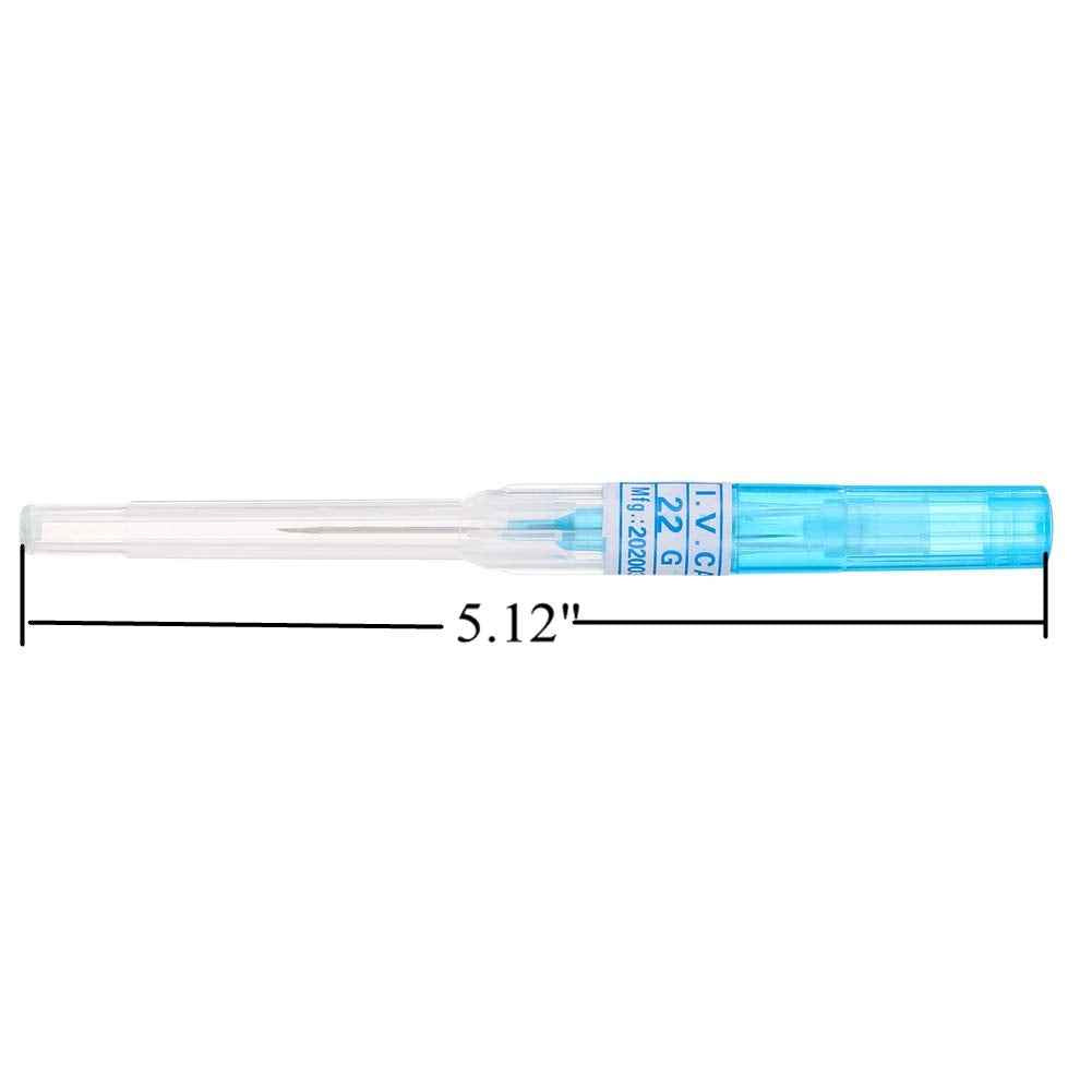 Piercing Needles,20PCS 22G IV Catheter Needles 22 Gauge Disposable Stainless Steel Hollow Body Piercing Needles for Ear Nose Belly Navel Nipple Piercing(22G) (22G)