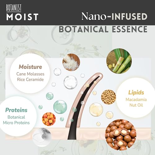 BOTANIST Keratin Shampoo and Conditioner Set for Women & Men, Argan Oil Shampoo & Conditioner with Collagen, Protein & Jojoba, Sulfate Free Natural Shampoo & Conditioner from Japan 31.7Fl Oz MOIST