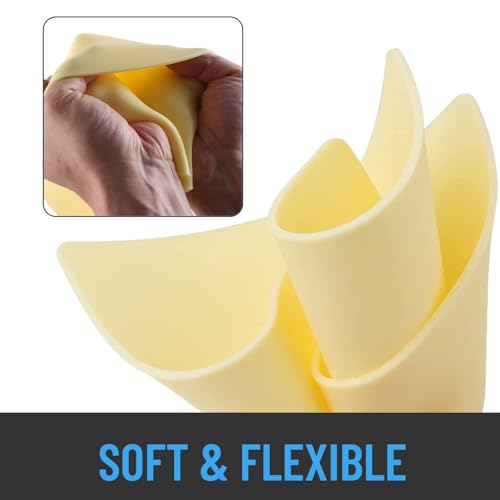 Silicone 3MM Tattoo Fake Skin 10Pcs 7.4X5.6" 3MM Tattoo Practice Skin Thick Soft Silicone Fake Skin for Beginer and Artists