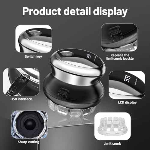 Self Hair Clippers for Men Set Cordless Electric Short Hair Trimmer Grooming Kit for Mens Professional, Waterproof Personal Trimmers Haircut for Man Male Family