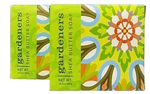 Greenwich Bay Trading Company Set of Two 10.5 oz Shea Butter Soap Bars (Gardeners)