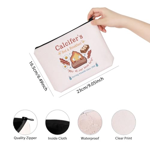 TSOTMO Calcifer's Bed & Breakfast Tote Bag Anime Lover Gift for Women Mother Best Friend