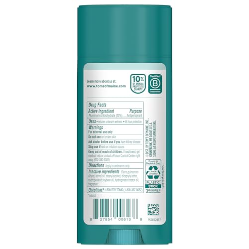 Tom¡¯s of Maine Cucumber Aloe Antiperspirant, For Women and Men, 3.25 oz