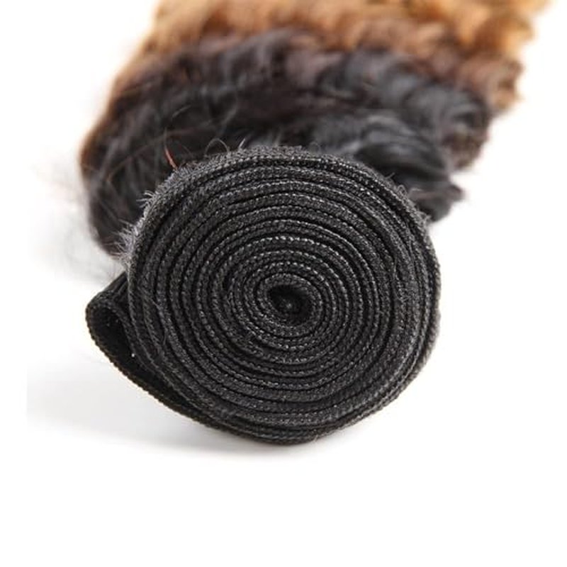 Condescension Brazilian Omber T1B/4/30 Human Hair Bundles 20 22 24 Inch Deep Wave 3 Bundles Human Hair 100% Unprocessed Remy Virgin Weave Hair for Women