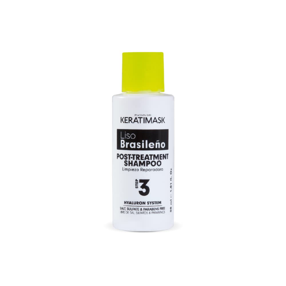 Silky, Frizz-Free Hair at Home – Brazilian Keratin Straightening Treatment Kit by Placenta Life with Hyaluronic Acid, Deep Repair & Long-Lasting Smooth Shine for Damaged Hair