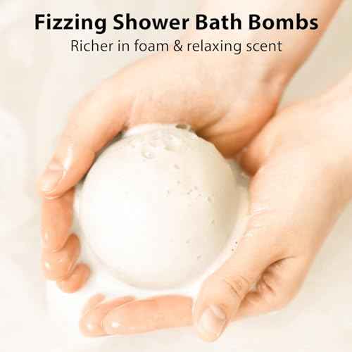 Magnesium Bath Bombs Post Workout Recovery Sore Muscles Tension Epsom Salt Bath Infused with Vanilla SheaButter Coconut Perfect Stocking Stuffers Gift