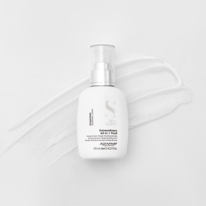 Semi di Lino All-In-One Multi-Benefit Leave In Conditioner Spray with Thermal Protection - Detangles, Softens, Smooths, Controls, Seals Cuticles - Prevents Split Ends - Humidity Protection