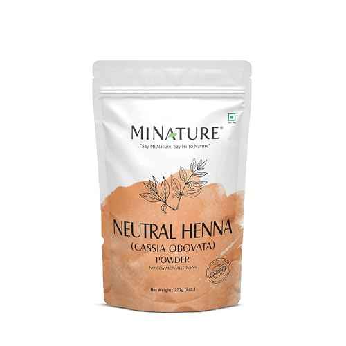 minature Pure Neutral Henna Powder(Cassia Obovata) |for Hair Conditioning| Adds no Colour to hair| 100% Herbal & Natural Scalp care mask |Unisex |227 gm(8 oz)