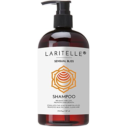 Laritelle Organic Shampoo 17.5 oz. Argan Oil, Rosemary, Palmarosa. Promotes Hair Growth, Prevents Hair Loss. GF